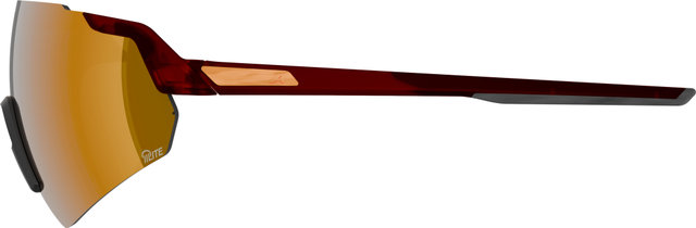 Alpina Turbo Air Q-Lite Sports Glasses - red translucent matt | mirror gold