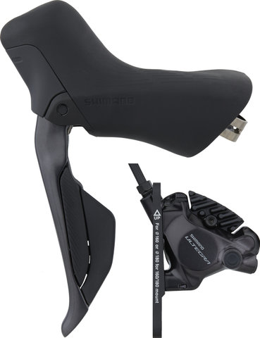 Shimano Ultegra BR-R8170 + Di2 ST-R8170 Scheibenbremse - anthrazit/Vorderrad/links (seitenspezifisch)
