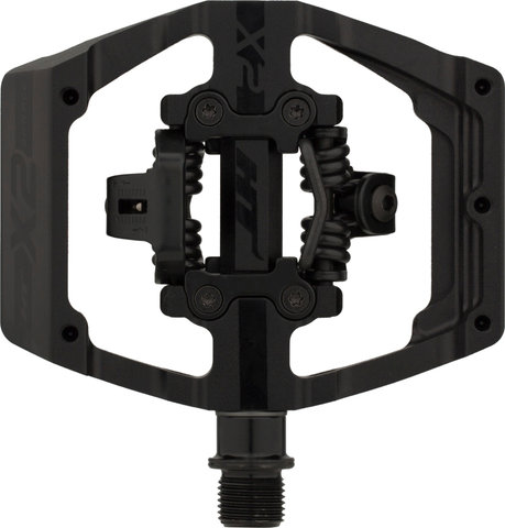 HT DH RACE X2 Klickpedale - stealth black