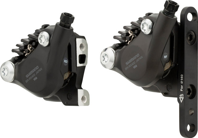 Shimano GRX BR-RX400 + ST-RX400 Disc Brake Set - black/Set/left/right (side-specific)