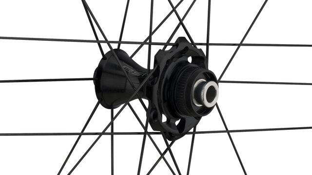 Campagnolo Bora WTO 33 Carbon Disc Center Lock 28" Laufradsatz - black-dark label/28" Satz (VR 12x100 + HR 12x142) Campa