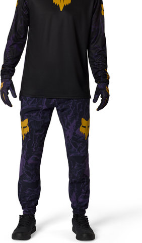 Fox Head Ranger Image Print Pants - plum | 28 | XS