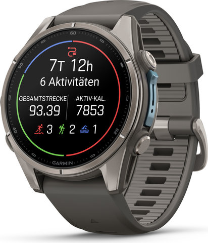 Garmin fēnix 9 AMOLED Sapphire DLC Titanium 43 mm Multisport Smartwatch - 