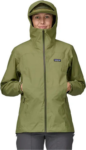 Patagonia Boulder Fork Damen Regenjacke - buckhorn green | M