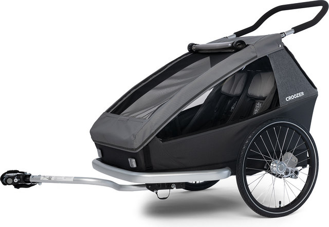 Croozer Remolque para niños Kid Keeke 2 - mountain grey/20"