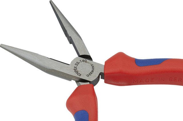 Knipex Pince à Bec Plat avec Tranchant - rouge-bleu