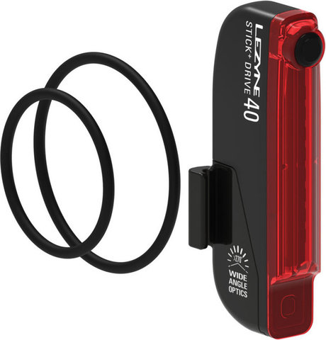 Lezyne Stick+ Rücklicht mit StVZO-Zulassung - schwarz | 40