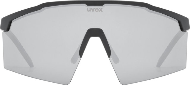 uvex flowline Brille - black matt | mirror silver