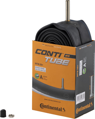 Continental Schlauch MTB 29 Plus - schwarz/65-622 bis 70-622/AV/29 x 2,6-2,8 AV 40 mm/40 mm