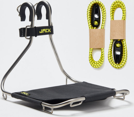 JACK The Bike Rack Portaequipajes para manillar - silver-yellow