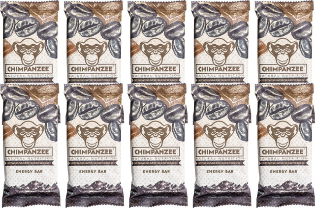 Chimpanzee Barrita Energy Bar - 10 unidades - chocolate espresso/550 g
