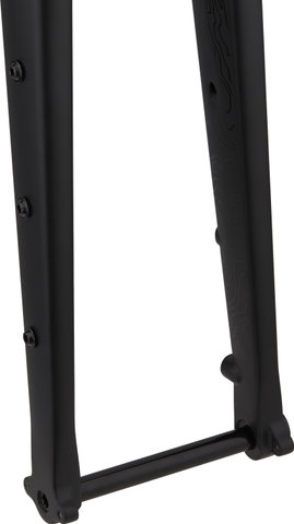 bc original Kol Gravel Carbon Gabel - schwarz/28"/1 1/8" - 1,5" tapered/100 mm/12 mm Steckachse