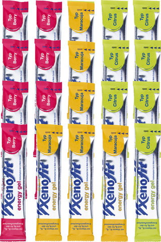 Xenofit Gel Énergétique energy gel - 20 pièces - mixed