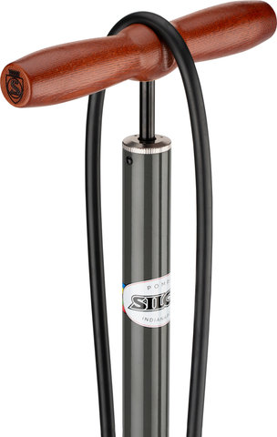 SILCA Bomba de pie Pista Plus - gris oscuro