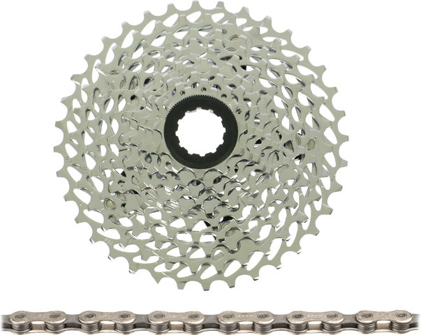 SRAM X5 PG-1030 Kassette + PC 1031 Kette 10-fach Verschleißset - silver/114/11-26