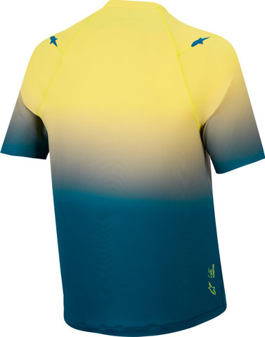 alpinestars A-Dura Astars 2.0 S/S Jersey - blue green-yellow fluro | S