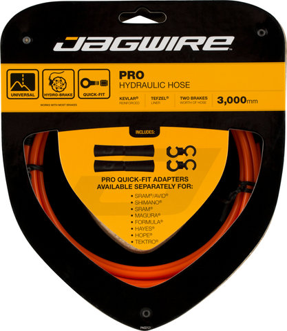 Jagwire Conduite de Frein Mountain Pro Hydraulic Hose - orange/3000 mm