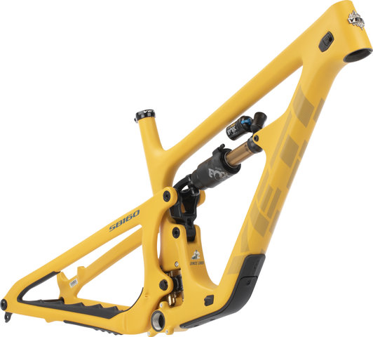 Yeti Cycles Kit de cuadro SB160 TURQ Carbon 29" - mustard | 1 1/8" - 1,5" tapered | L