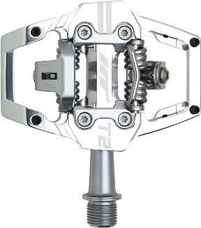 HT Pedales automáticos ENDURO RACE T2 - plata | 84 mm | 68 mm