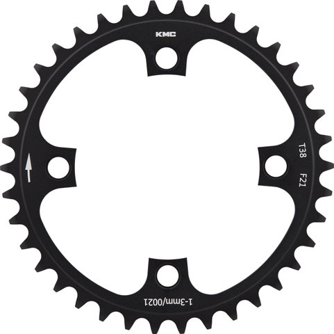 KMC Wide Kettenblatt, 4-Arm, 104 mm Lochkreis - black/38 Z