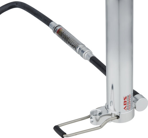 Lezyne Micro Floor Drive HV Pump w/ Pressure Display - silver
