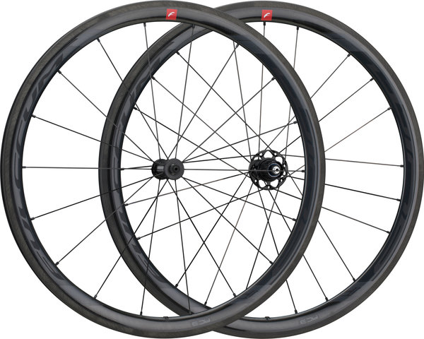 Fulcrum Set de Roues Wind 40C C17 - noir/Set de 28" (avant 9x100 + arrière 10x130) Shimano
