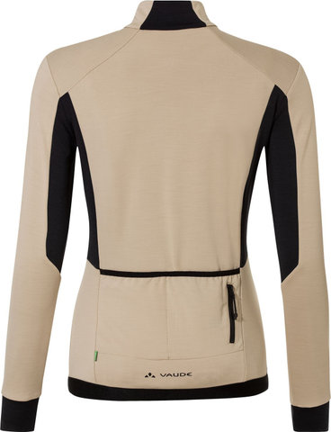 VAUDE Womens Kuro Halfzip LS Tricot - linen/36