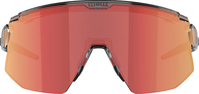 Bliz Lunettes de sport Breeze - transparent dark grey/brown-red