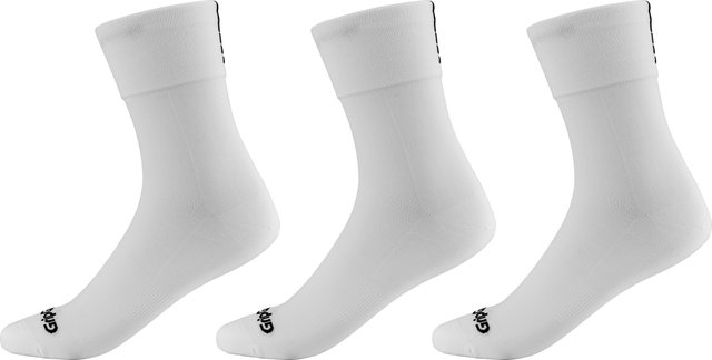 GripGrab Lightweight SL Summer Socks 3-Pack - white/41 - 44