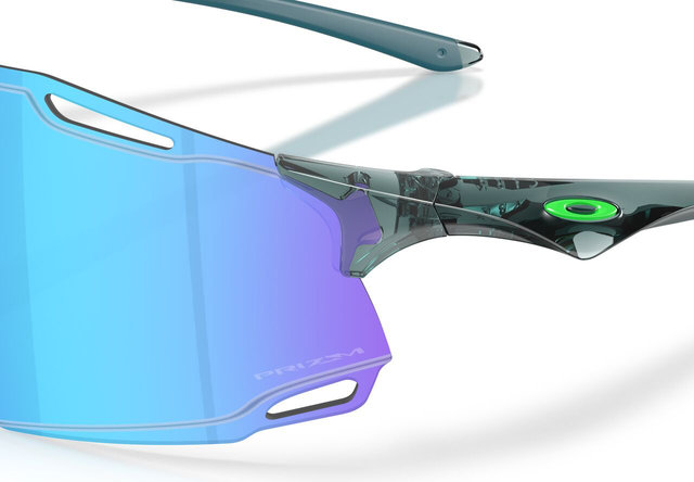 Oakley Cybr Dyno Sportbrille - crystal black/prizm sapphire