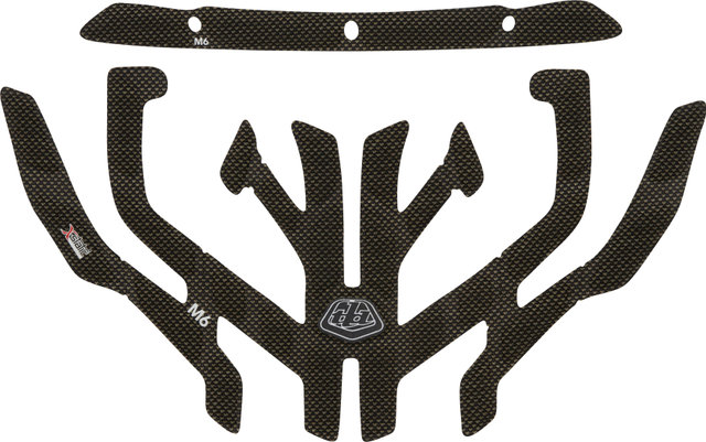 Troy Lee Designs Coussinets Headliner pour Casque A3 - black/6 mm / 57 - 59 cm
