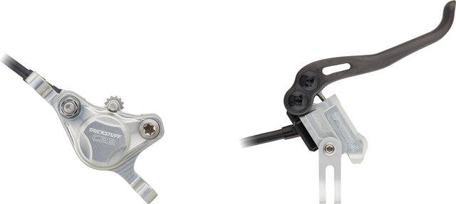 Trickstuff Set de Freins à Disque Piccola Carbon av+arr Postmount - argenté-noir/Ensemble/gauche/droite (spécifique)