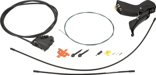 Shimano GRX Scheibenbremse BR-RX400 + ST-RX400 - schwarz/Hinterrad/rechts (seitenspezifisch)