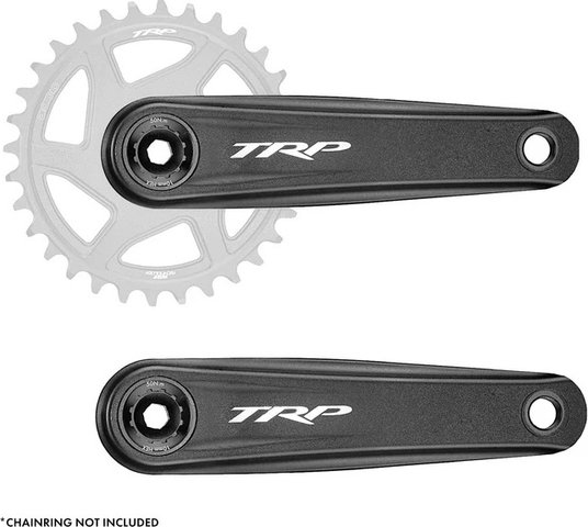 TRP Bielas EVO 7 - negro mate/sin plato/165,0 mm