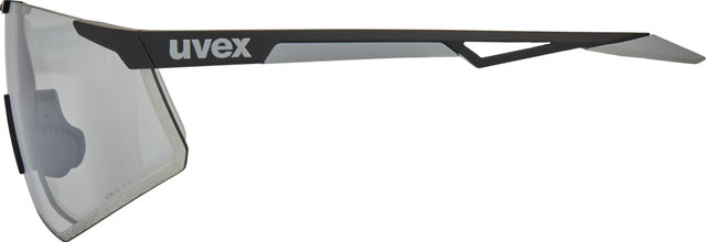 uvex pace perform V Sportbrille - black matt/litemirror silver