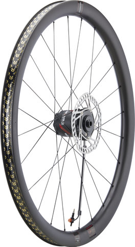 Gravaa x Reserve Juego de Ruedas 40|44 GR 28" - black mate/142 mm/100 mm/SRAM XDR/28"/Non Boost/Non Boost