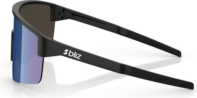Bliz P004 Sports glasses - matte black | mirror blue