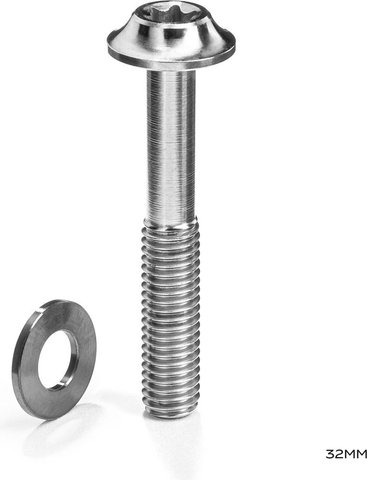 absoluteBLACK Vis de fixation d'étrier de frein M5 pour montage plat - grey | 32 mm