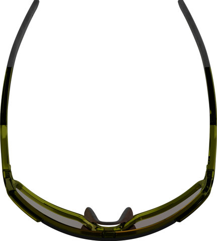 Alpina Lumin Sports Glasses - green transparent gloss | mirror gold