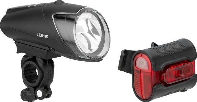 busch+müller Ixon IQ Premium + Ixback Senso LED Lighting Set - StVZO Approved - black