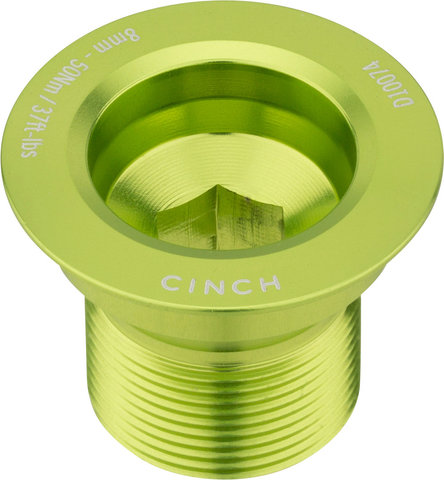 Race Face Tornillo de bielas lado izquierdo para bielas Cinch - gloss green