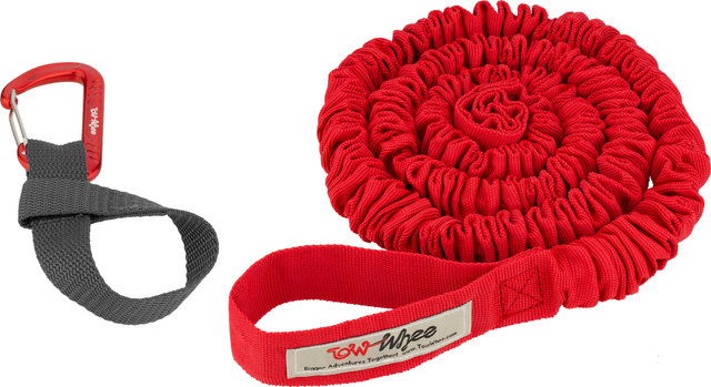 TowWhee Set de Câble de Remorquage avec Quick Loop et Mousqueton - red-black