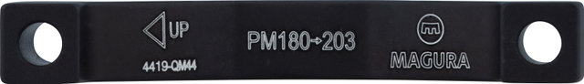 Magura Adaptateur de Frein à Disque pour Disque de 203 mm - noir/PM 7" en PM +23 mm