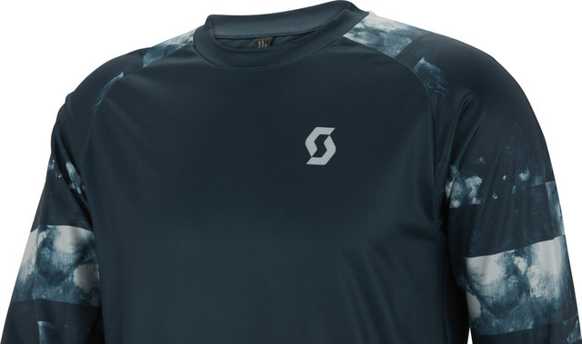 Scott Trail Storm L/S Trikot - aruba green-light grey/M