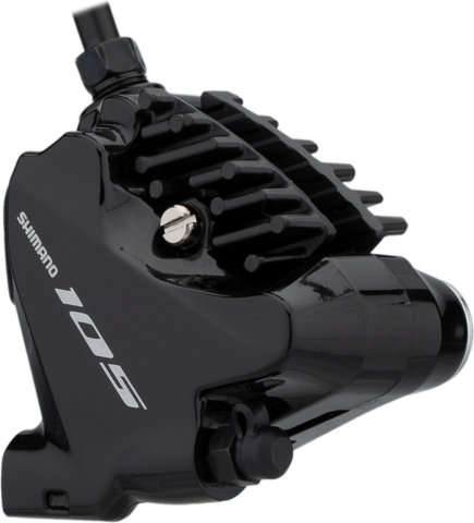 Shimano 105 Bremssattel BR-R7070 mit Resinbelag - silky black/Hinterrad/ohne
