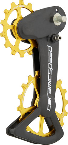 CeramicSpeed Sistema de engranajes OSPW X para Shimano XT / XTR 1x12 velocidades - gold/14 dientes (rueda guía), 18 dientes (rueda tensora)