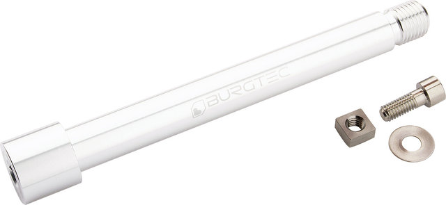 Burgtec Eje pasante para horquillas Fox Racing Shox Boost 2021+ - rhodium silver/110 mm