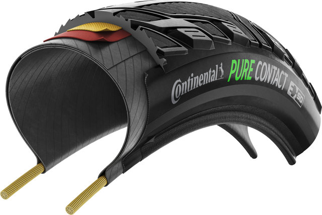 Continental Pure Contact 28" Folding Tire - schwarz reflex | 28 | 50 mm | 50-622 | 2 