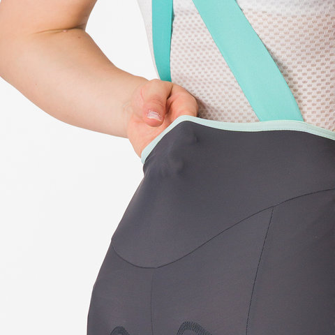 Castelli Cuissard à Bretelles Prima 2 DT pour dames - dark gray pool blue | S