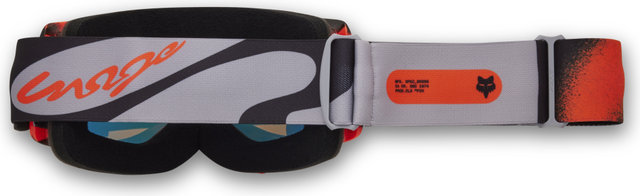 Fox Head Main Taunt Mirror Goggle - steel grey/orange spark